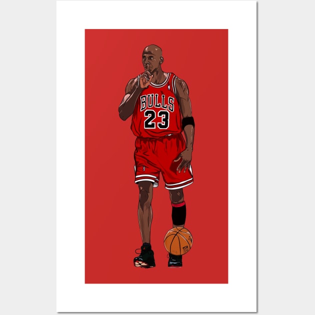 BASKETBALLART - MJ23 SSSTTTT Wall Art by JORDAN-ART23